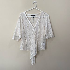 Lace spring blouse